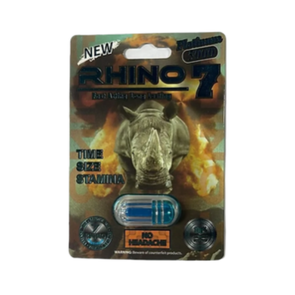 Rhino 7 Platinum 5K Pills